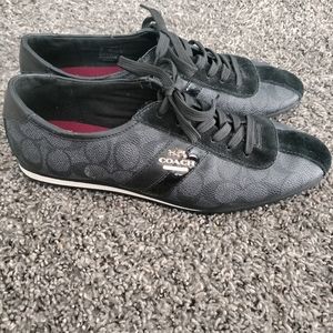 Coach Ivy Signature Suede EUC Size 9